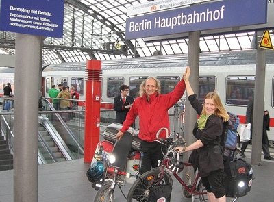 Arrival in Berlin 7.4.2014 still fresh and enthusiastic